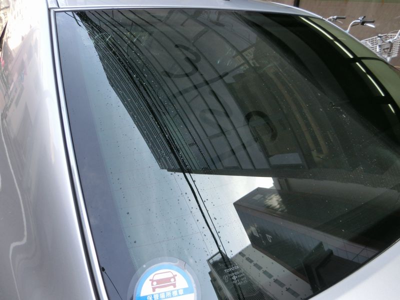セルシオで見る車の窓ガラス・クリーティング