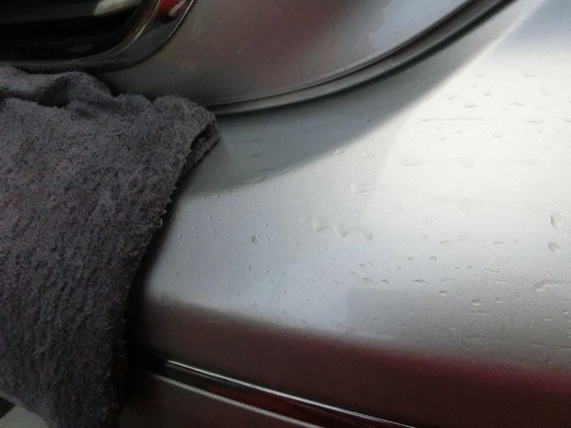 車のバンパーをきれいに維持する水洗い参考資料