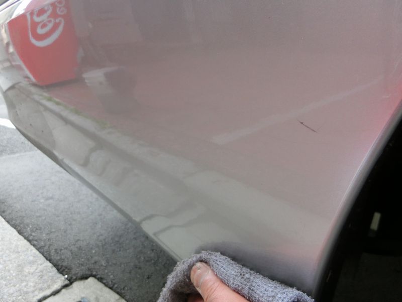 セルシオを参考に見るバンパー水洗いの洗車方法