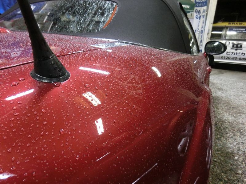 車ファンにお勧めの雨粒が残り難い保護膜作りのコツ