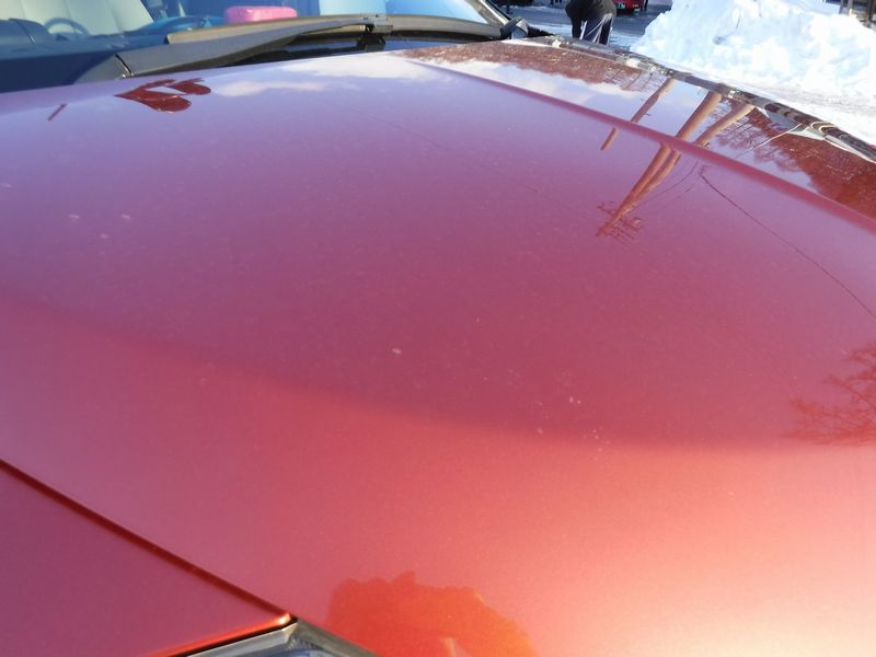 窓ガラスコートの保護膜効果を雪国で見る車の検証