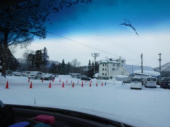 ピッチレスコートの保護膜効果を雪道で見る車検証