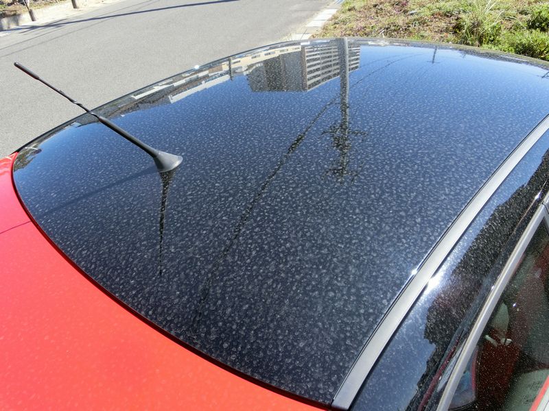 クリーティングコートの保護膜で車のガラス汚れを除去