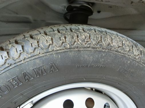 タイヤの土を落として綺麗にする便利なお手入れ方法